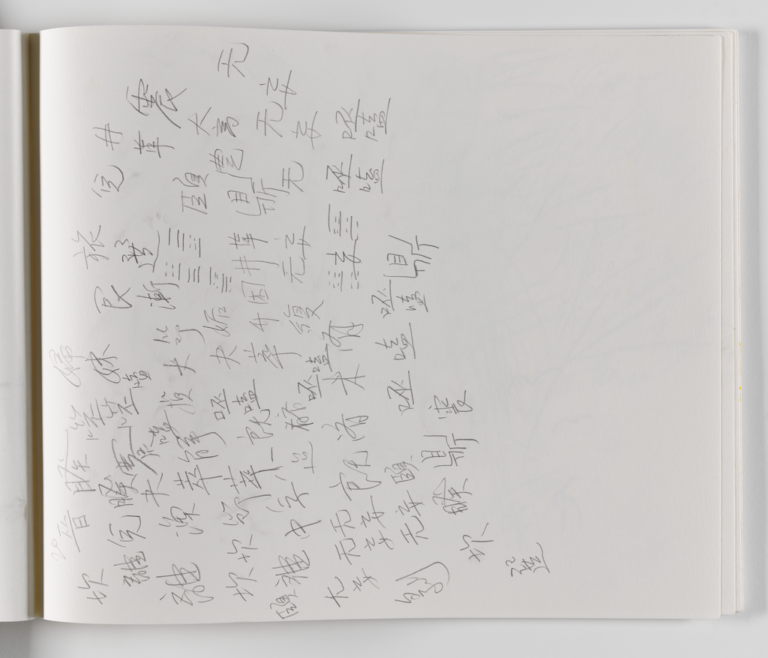 Nam June Paik, A Drawing Notebook, 1996 page 24