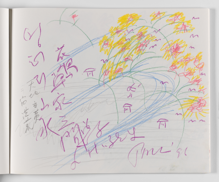 Nam June Paik, A Drawing Notebook, 1996 page 27