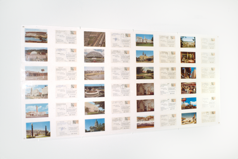 A grid of postcards featuring landmarks in Germany