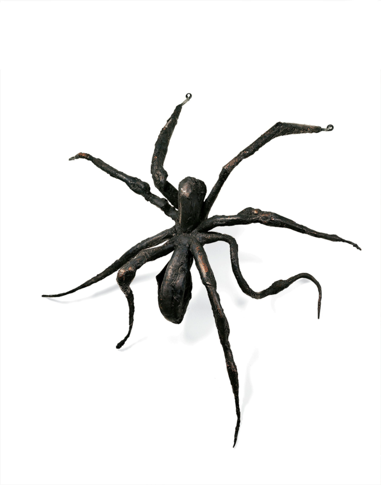 A cast metal spider
