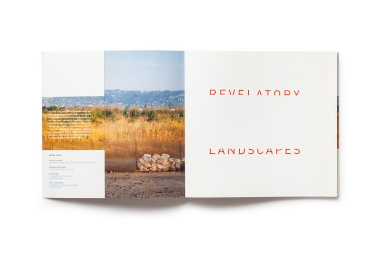 Revelatory Landscapes publication front endsheet