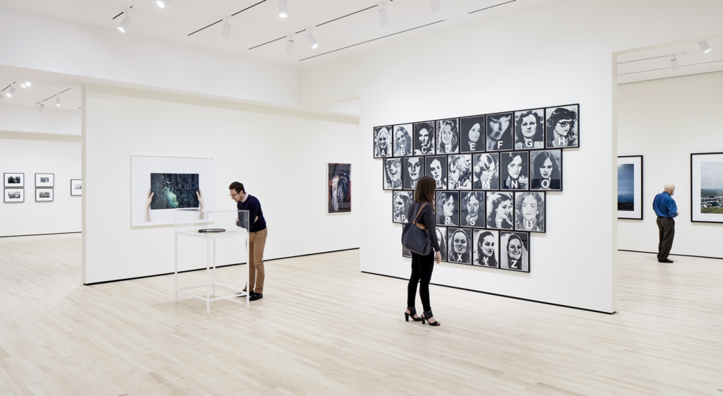 Installation view of California and the West