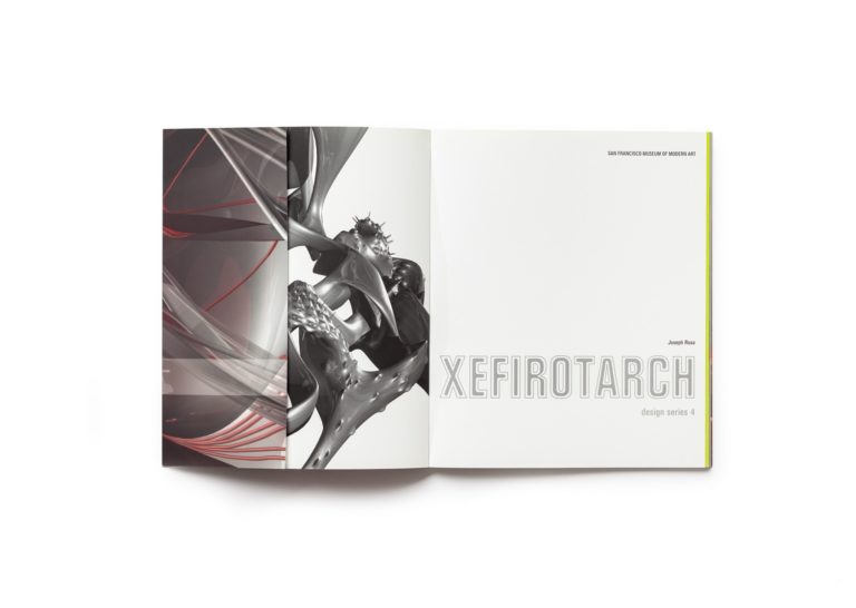 Xefirotarch: design series 4 publication front endsheet (closed)