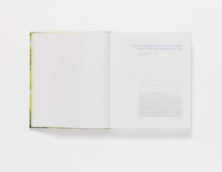 Take Your Time: Olafur Eliasson publication pages 10-11