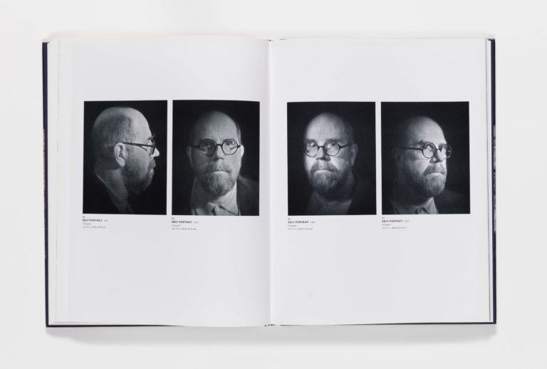 Chuck Close Self-Portraits publication pages 54_57