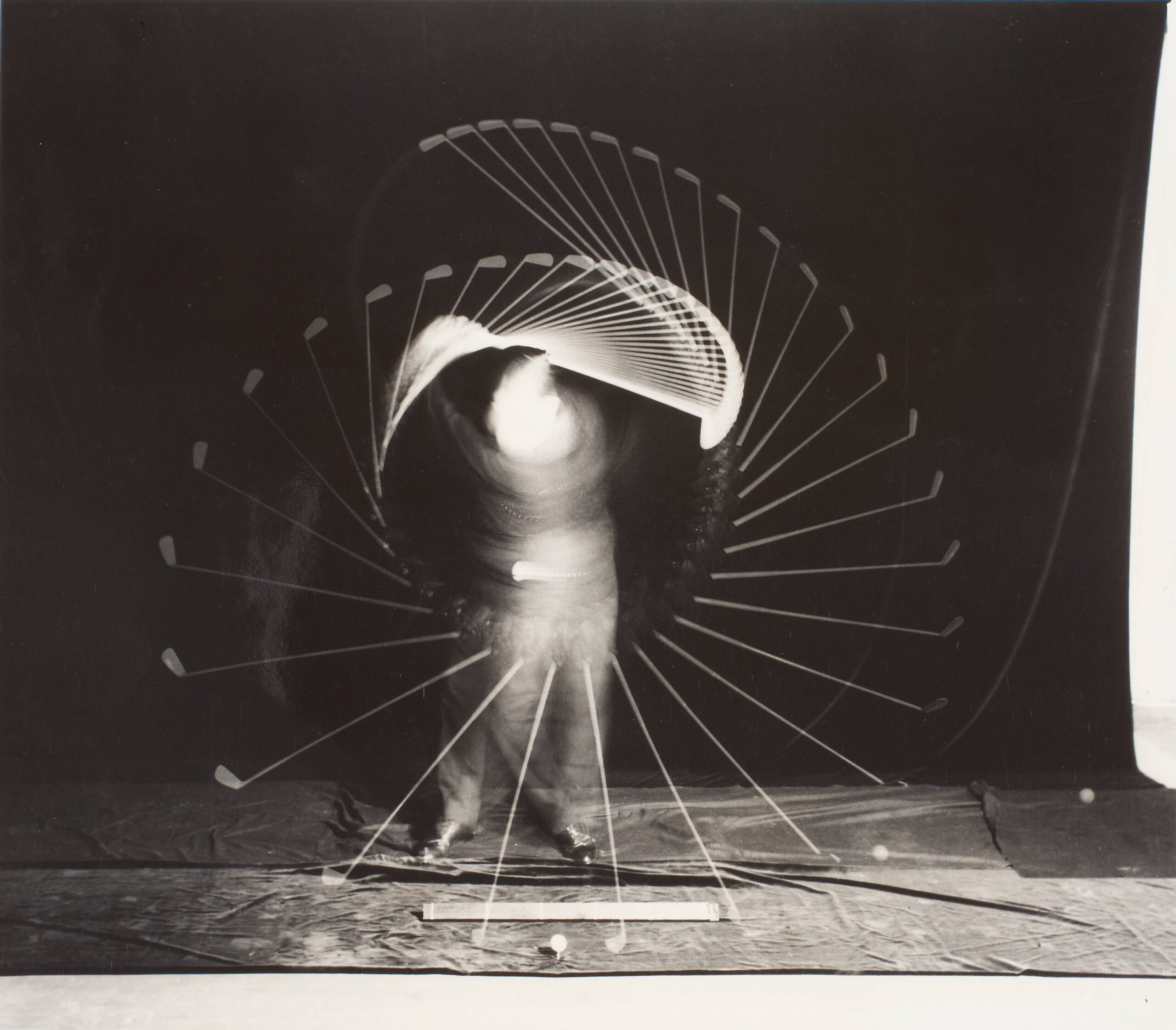 Harold Eugene Edgerton, Bobby Jones Multiflash Golf Swing, 1938 · SFMOMA