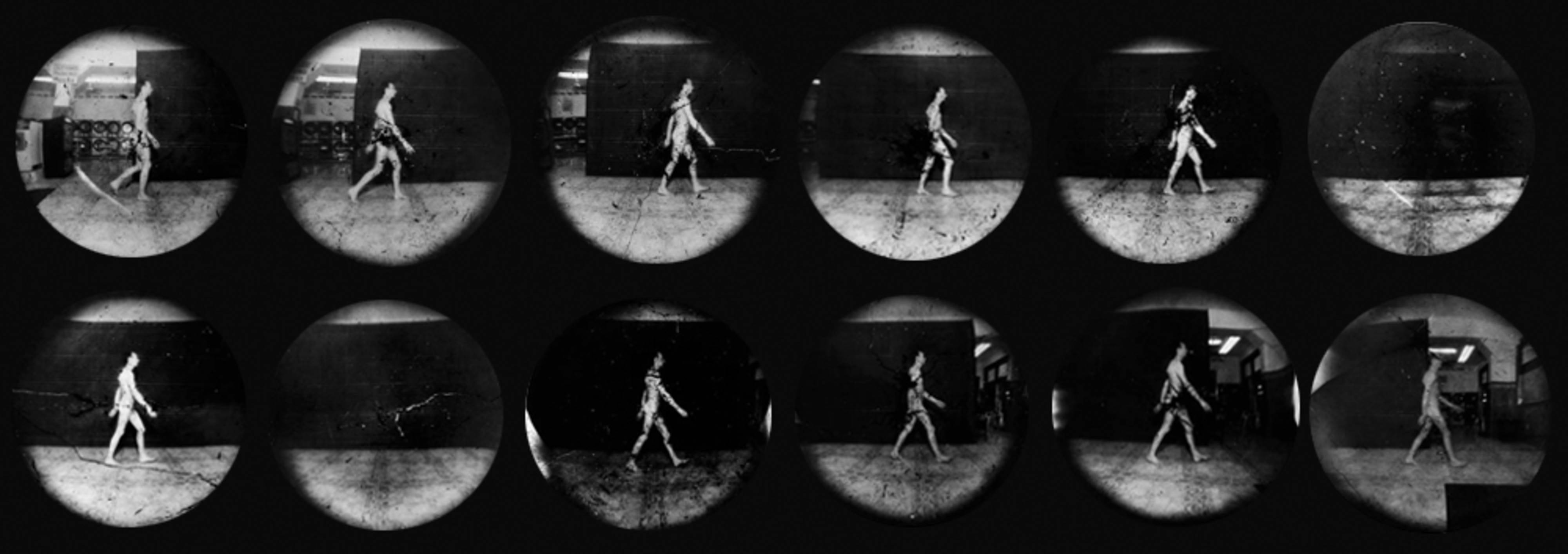 Steven Pippin, Walking Naked, 1997, SFMOMA Archive