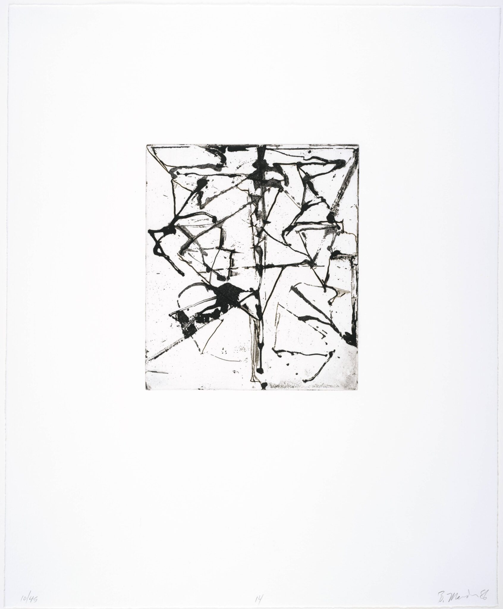 Brice Marden, Etchings to Rexroth, 1986 · SFMOMA