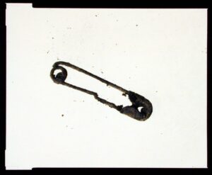 Artifact, Safety Pin, from the series Still Rooms and Excavations