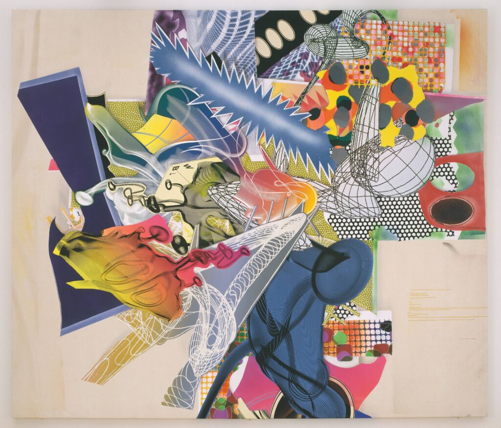 Frank Stella, The Duel (Der Zweikampf) F (N#8), 2001 · SFMOMA