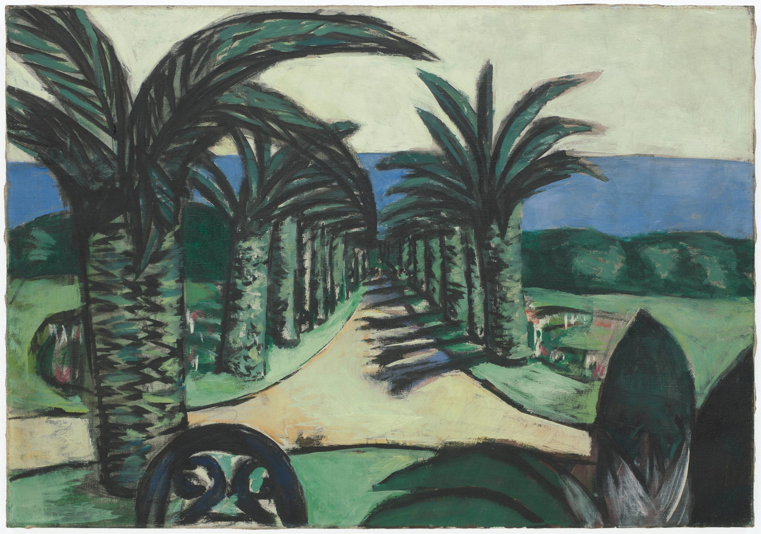 Max Beckmann, Die Landschaft, (Landscape, Cannes), 1934 · SFMOMA