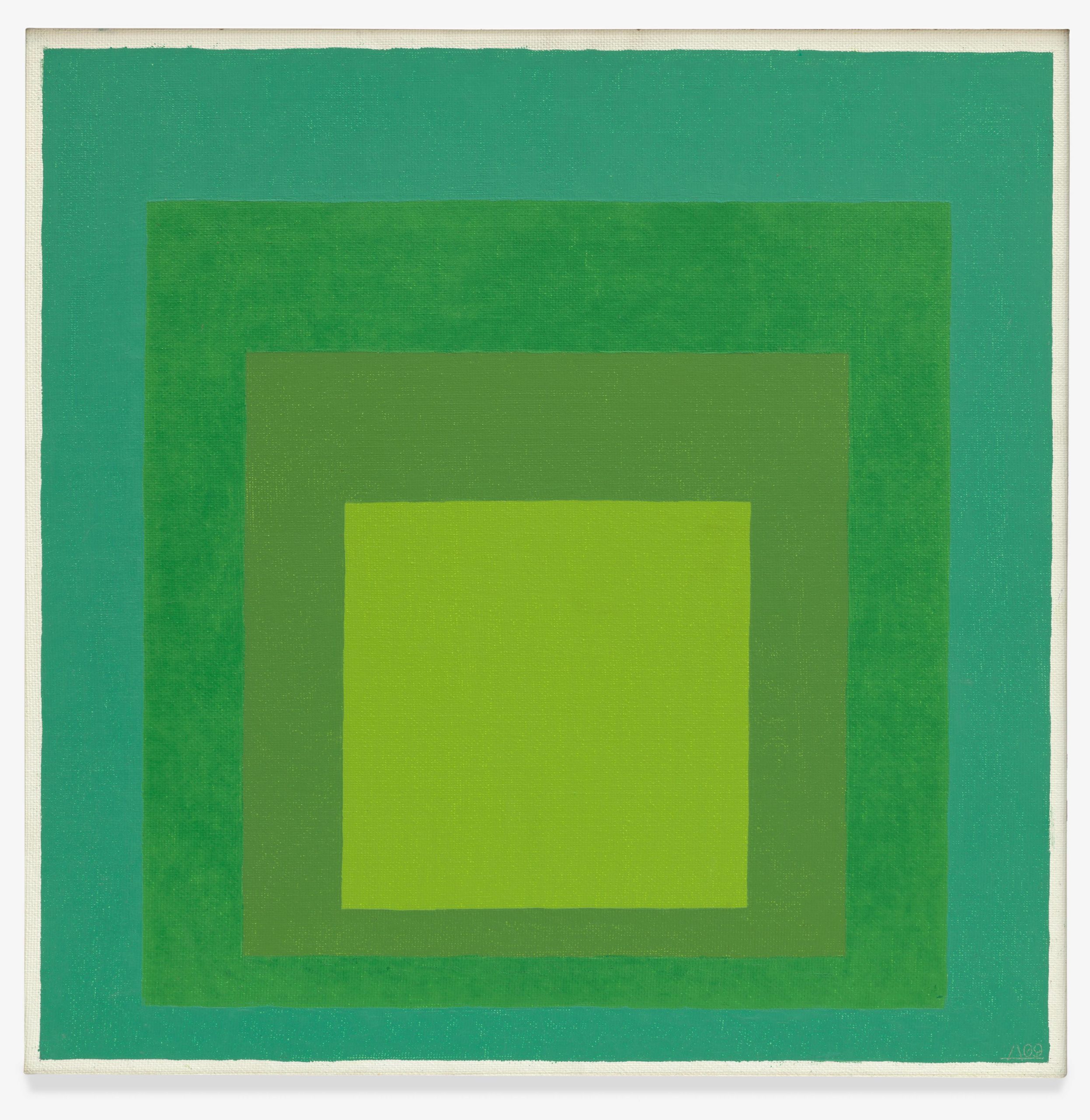 Josef Albers, Homage to the Square, 1969 · SFMOMA