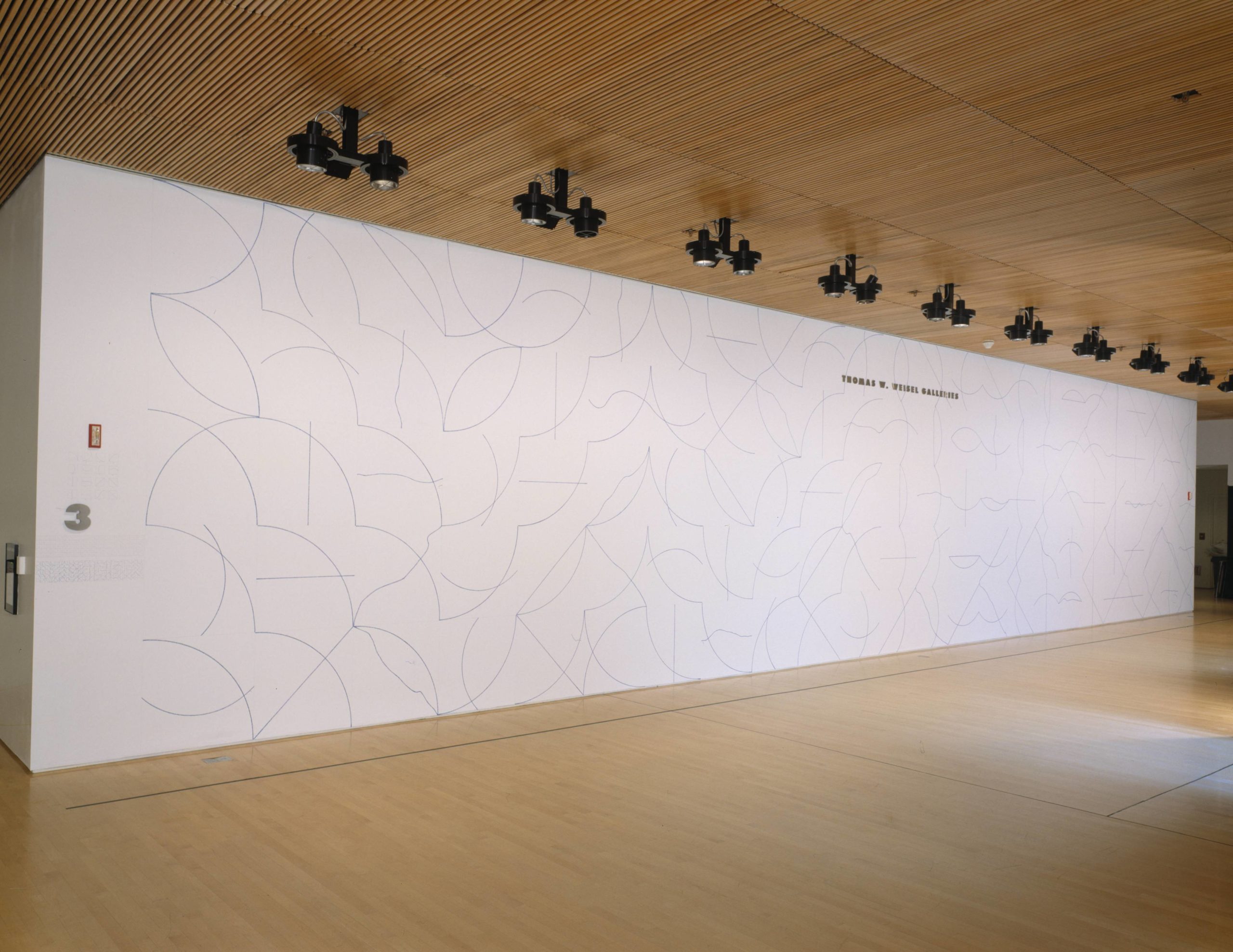 Sol LeWitt, Wall Drawing 132, April 1972 · SFMOMA