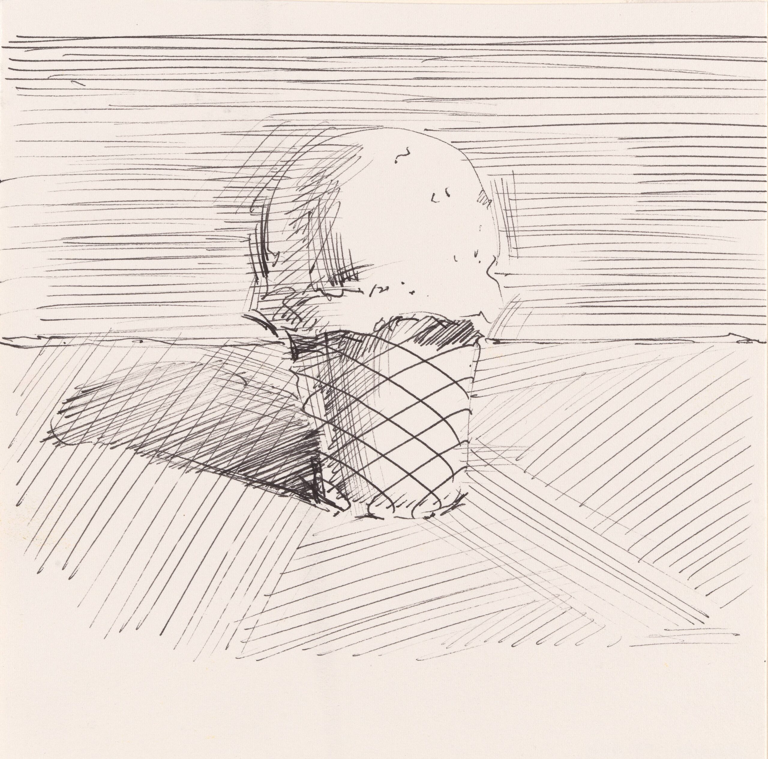 Wayne Thiebaud, Untitled (Ice Cream Cone), ca. 1965 · SFMOMA