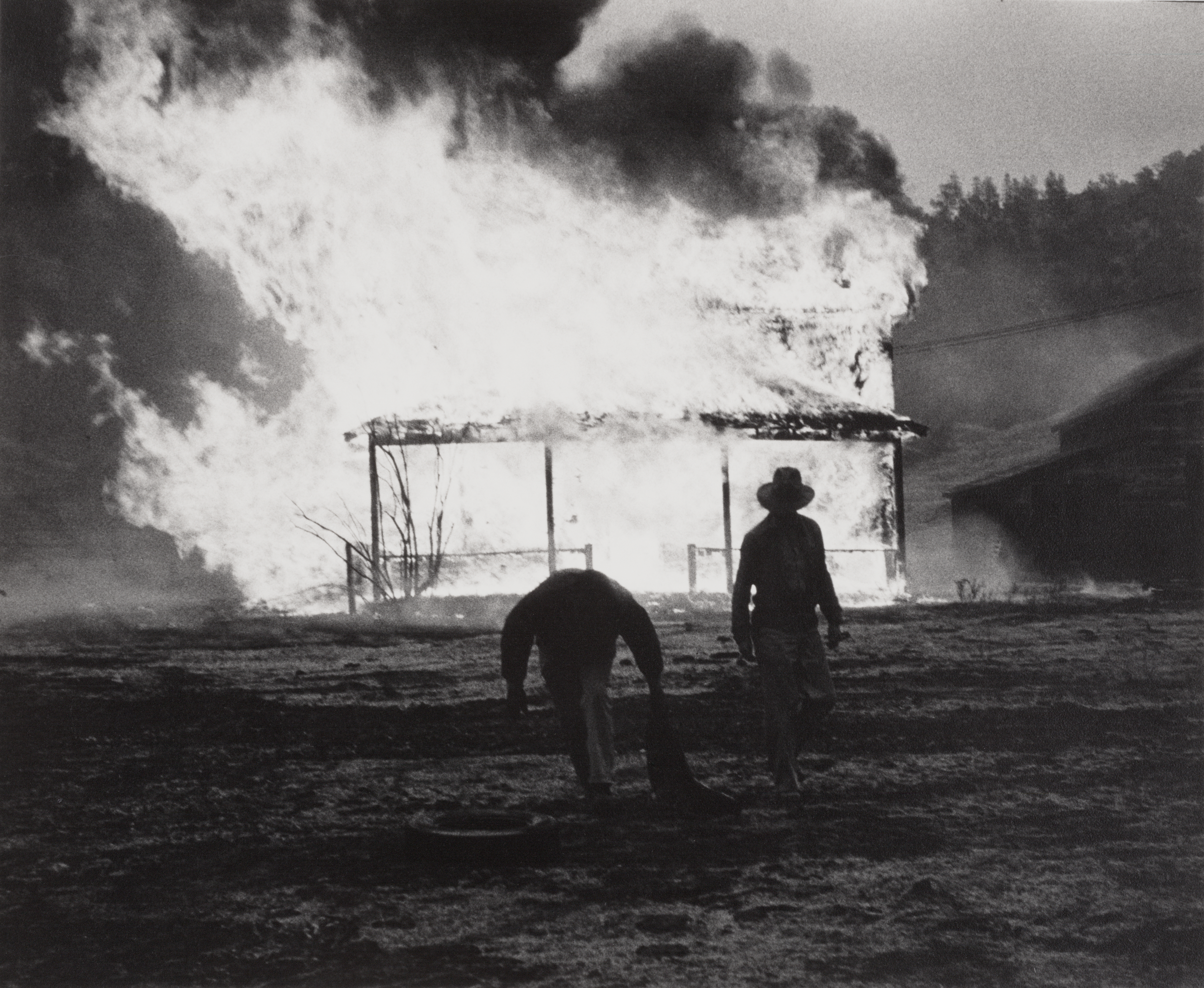 Fire is Part of the Demolition Process, Berryessa Valley, from the series Death of a Valley