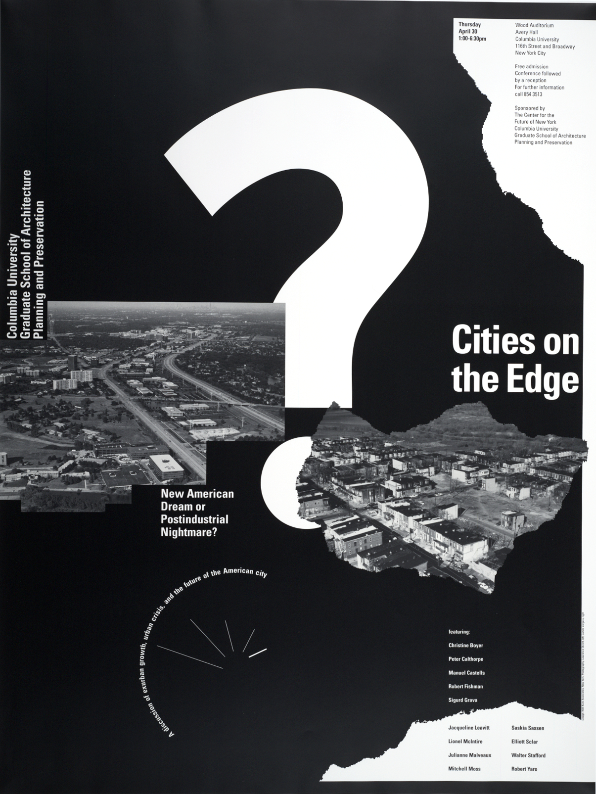 Willi Kunz, Columbia University, Cities on the Edge Symposium