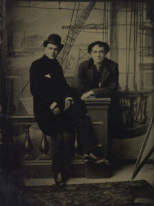 Untitled [Portrait of two men]