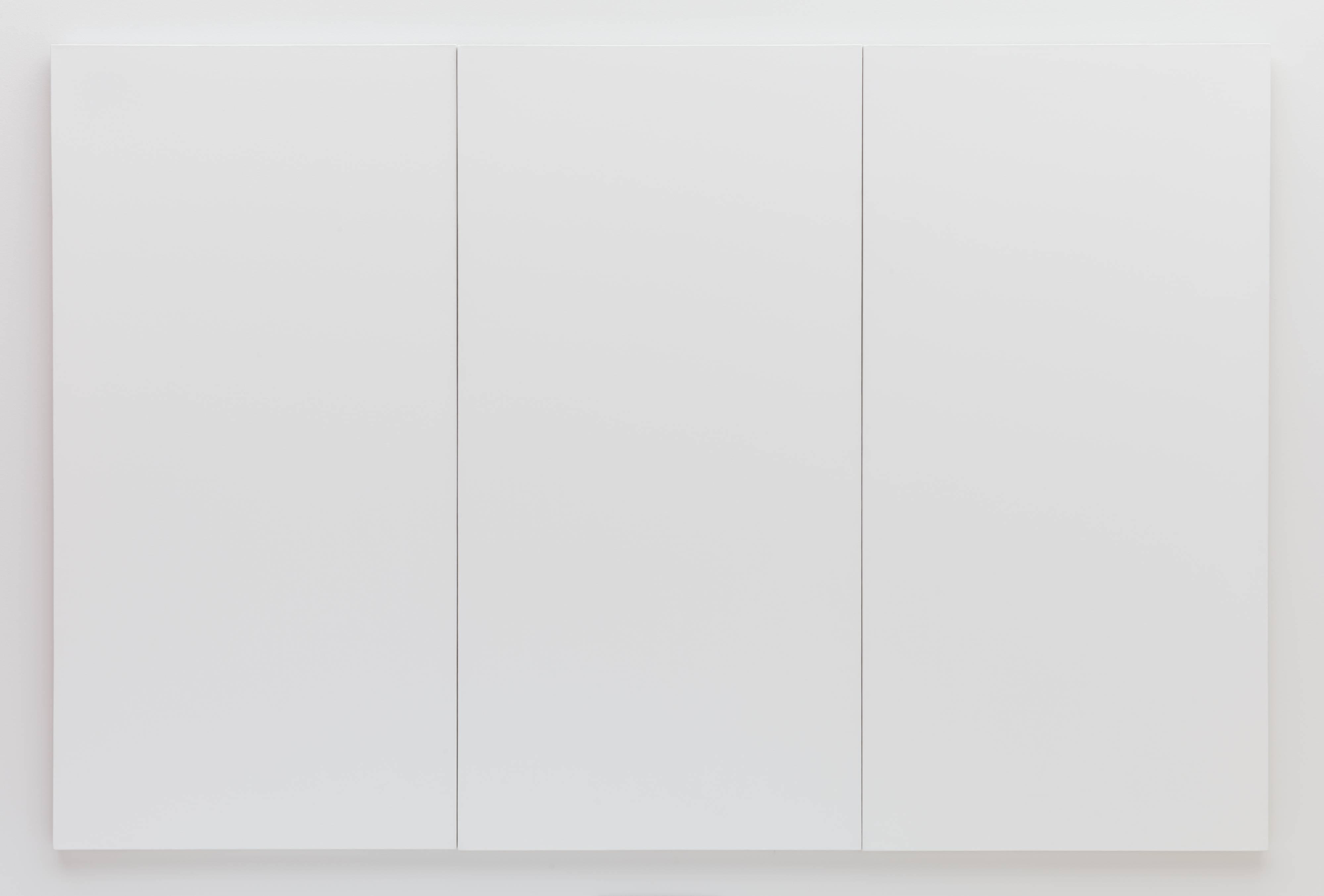 Robert Rauschenberg, White Painting [three panel], 1951 · SFMOMA