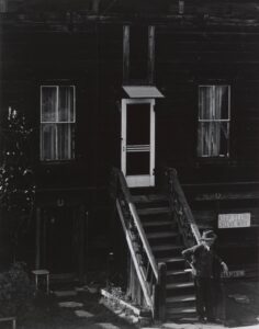 Piper’s Steps, West Oakland, CA [Mr. Piper Standing in Front of his House]