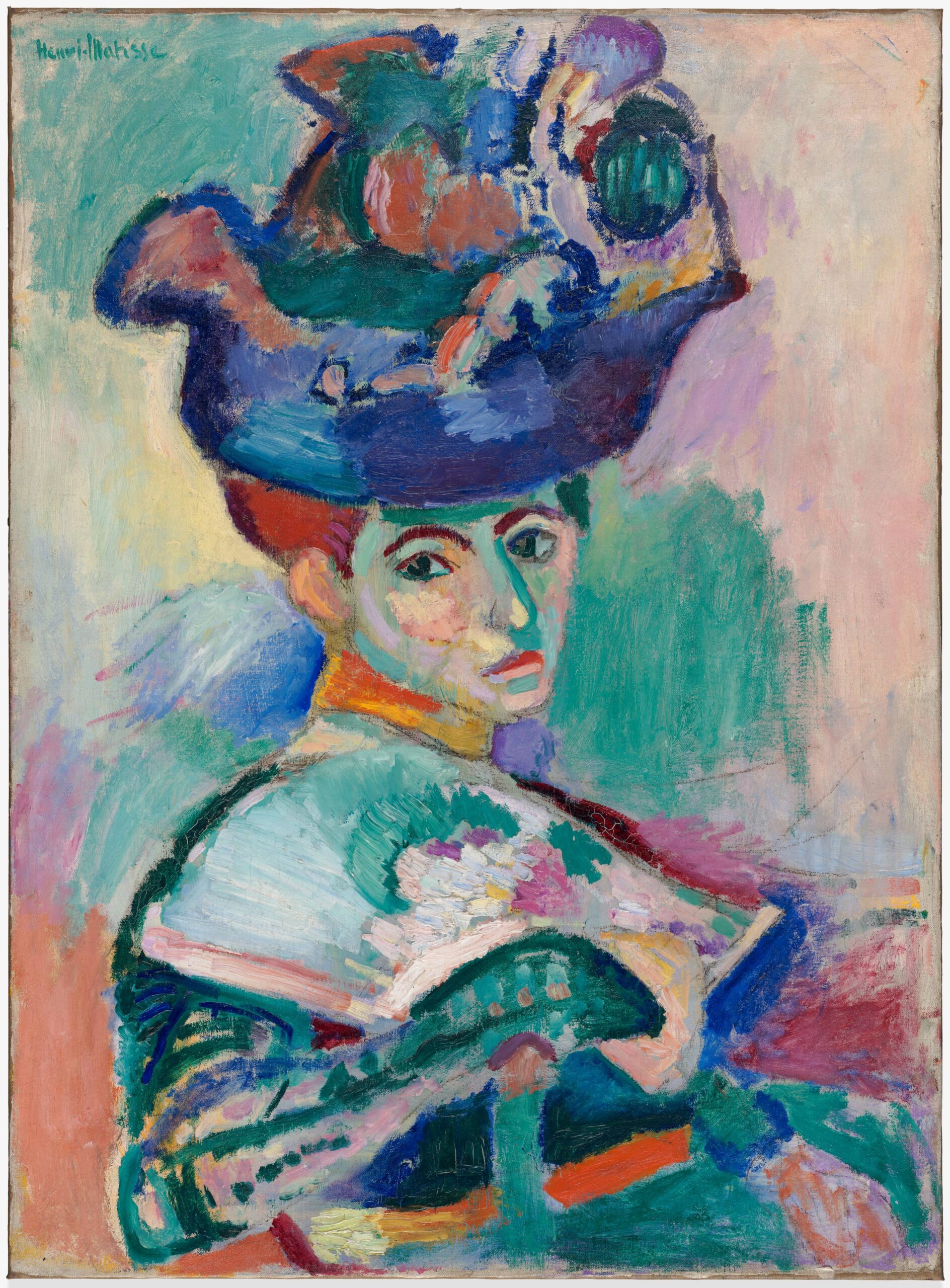 Gemarkeerd Antarctica Licht Henri Matisse, Femme au chapeau (Woman with a Hat), 1905 · SFMOMA