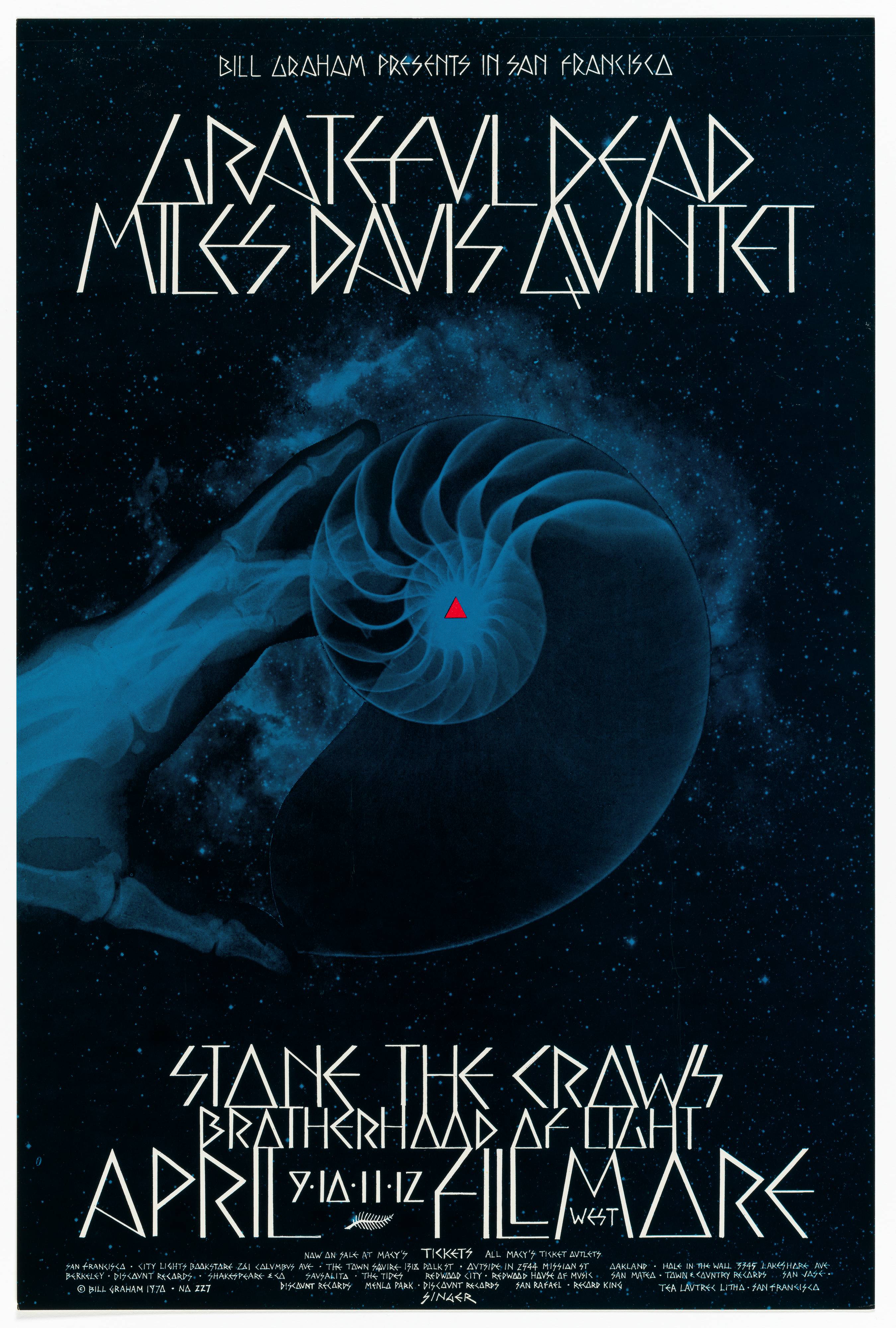 Grateful Dead, Miles Davis Quintet; Fillmore West, April 9-12, 1970