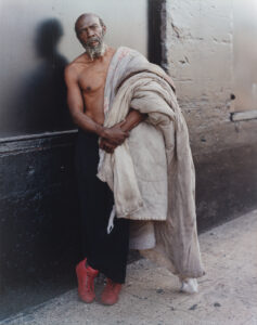 A Homeless Man with his Bedding, New York, New York, July 1994, from the series Stranger Passing