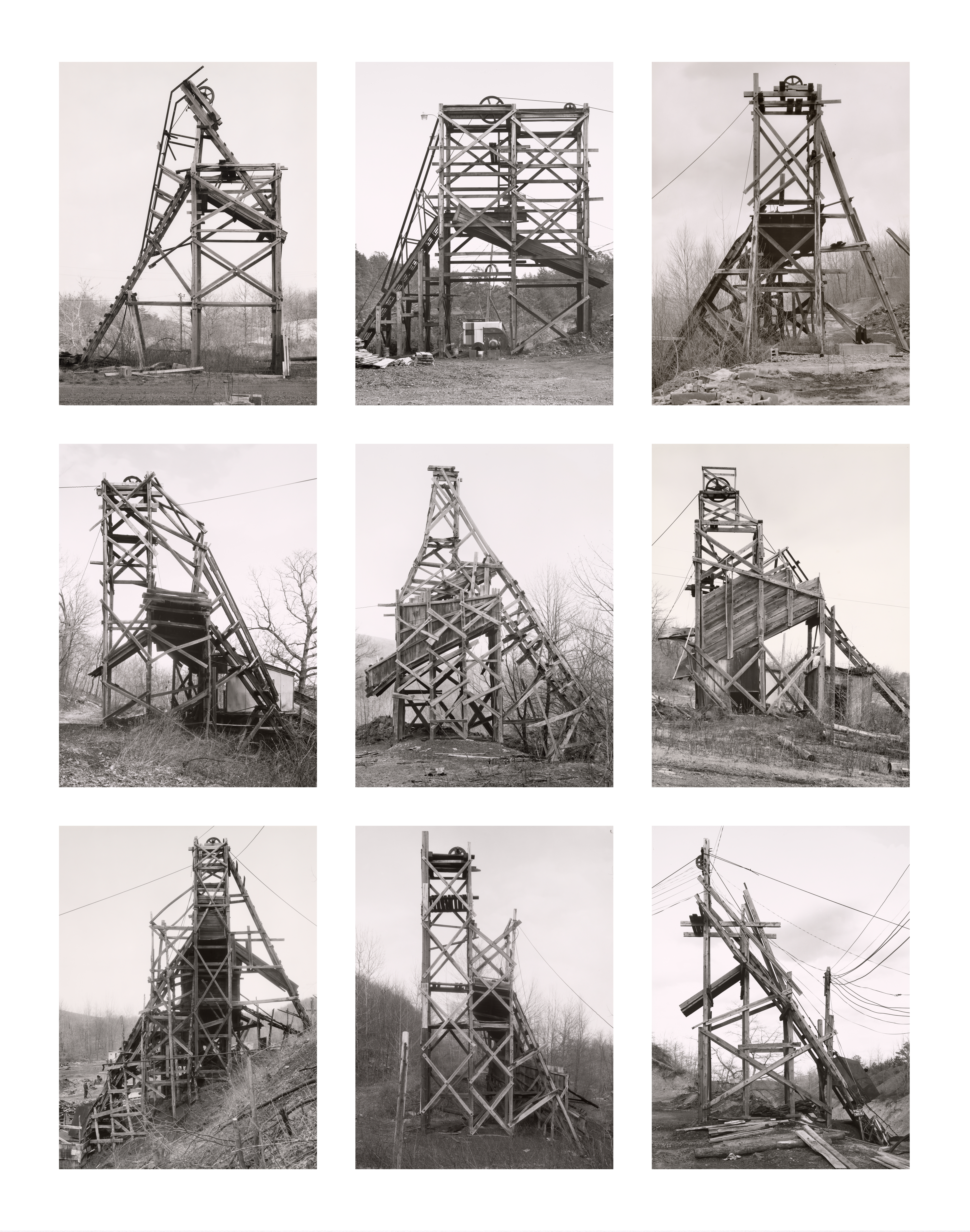 Bernd and Hilla Becher, Coal Mine Tipples, Pennsylvania, United 