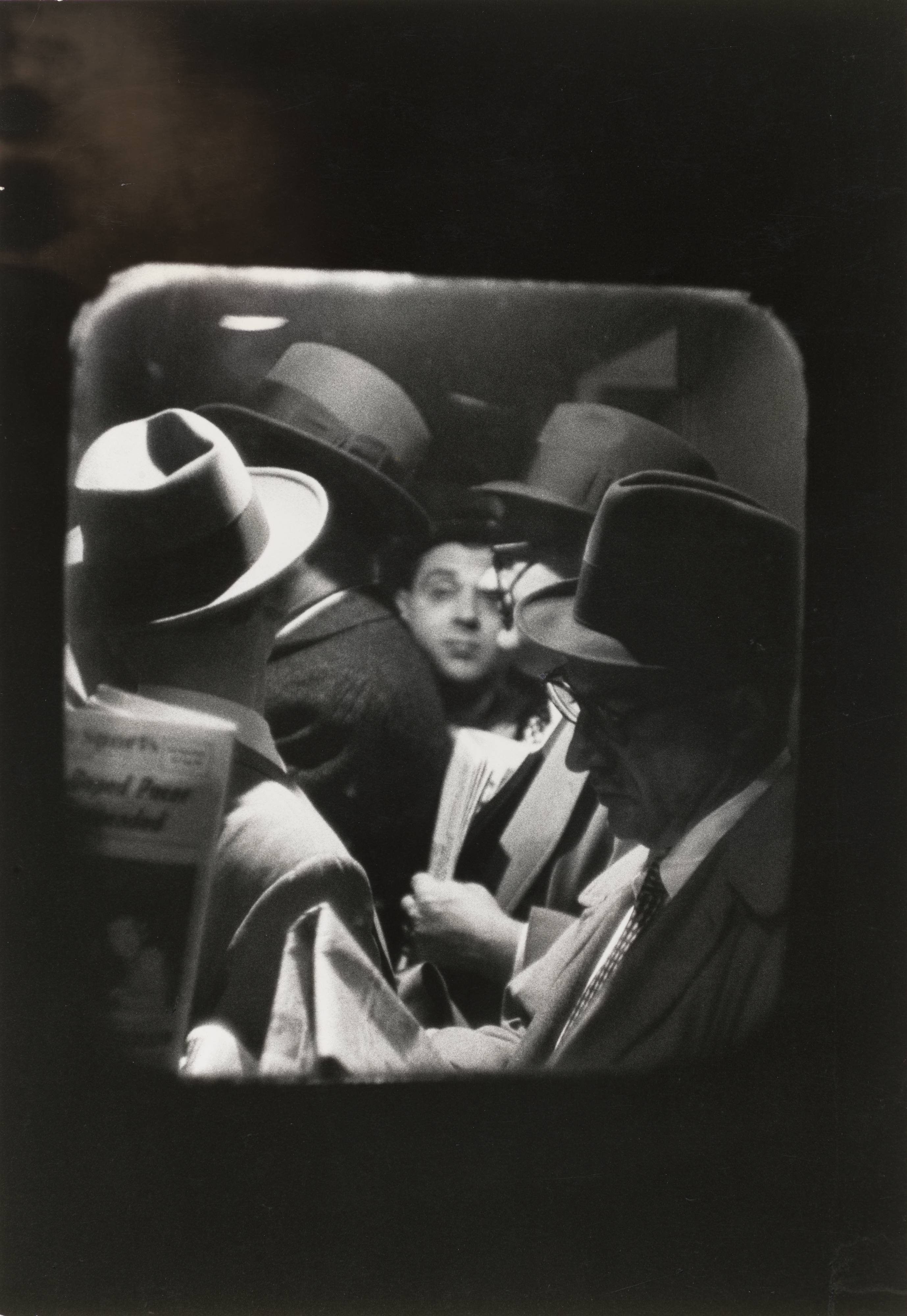 Louis Stettner, Odd Man In, Penn Station, New York, 1958 · SFMOMA