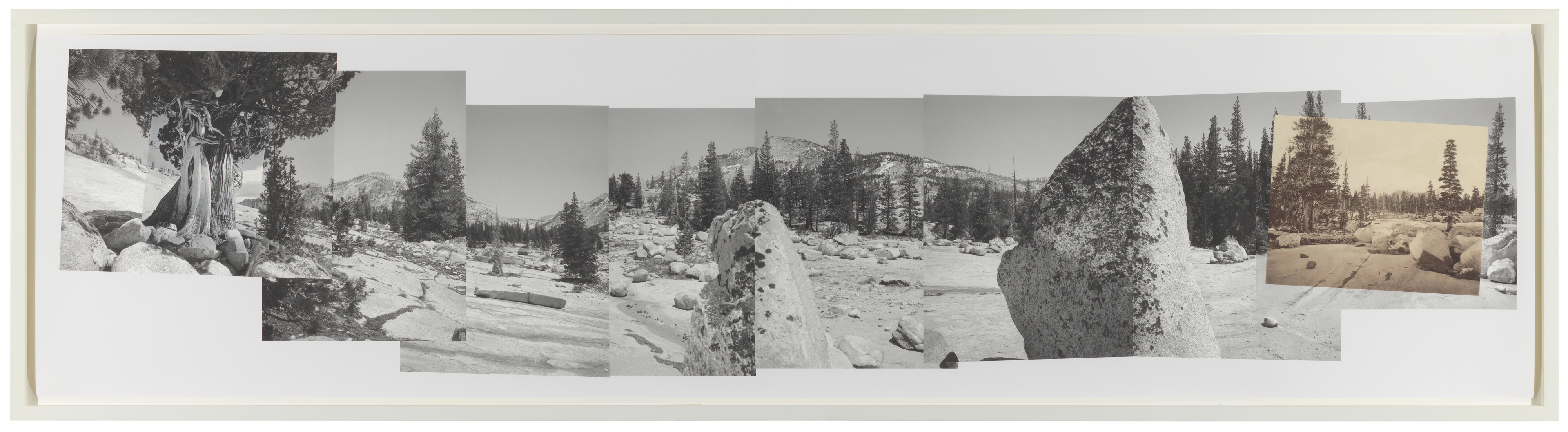 Above Lake Tenaya, Connecting Views from Edward Weston and Eadweard Muybridge, from the Yosemite Project