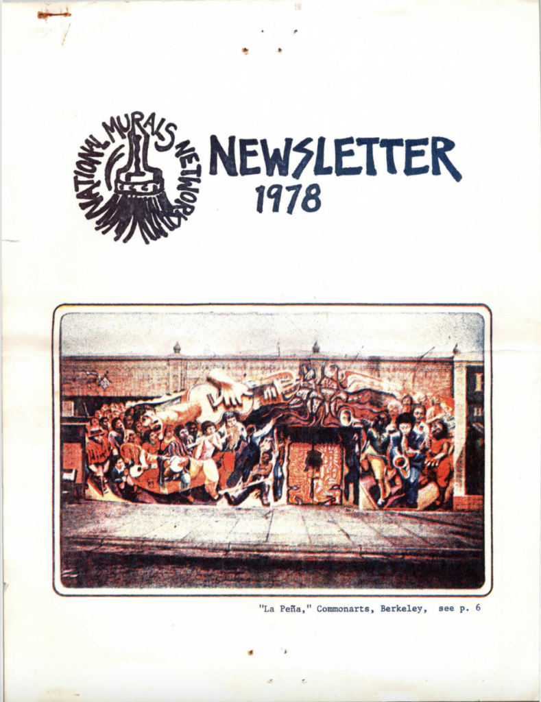 <em>National Murals Network Newsletter</em>, 1978