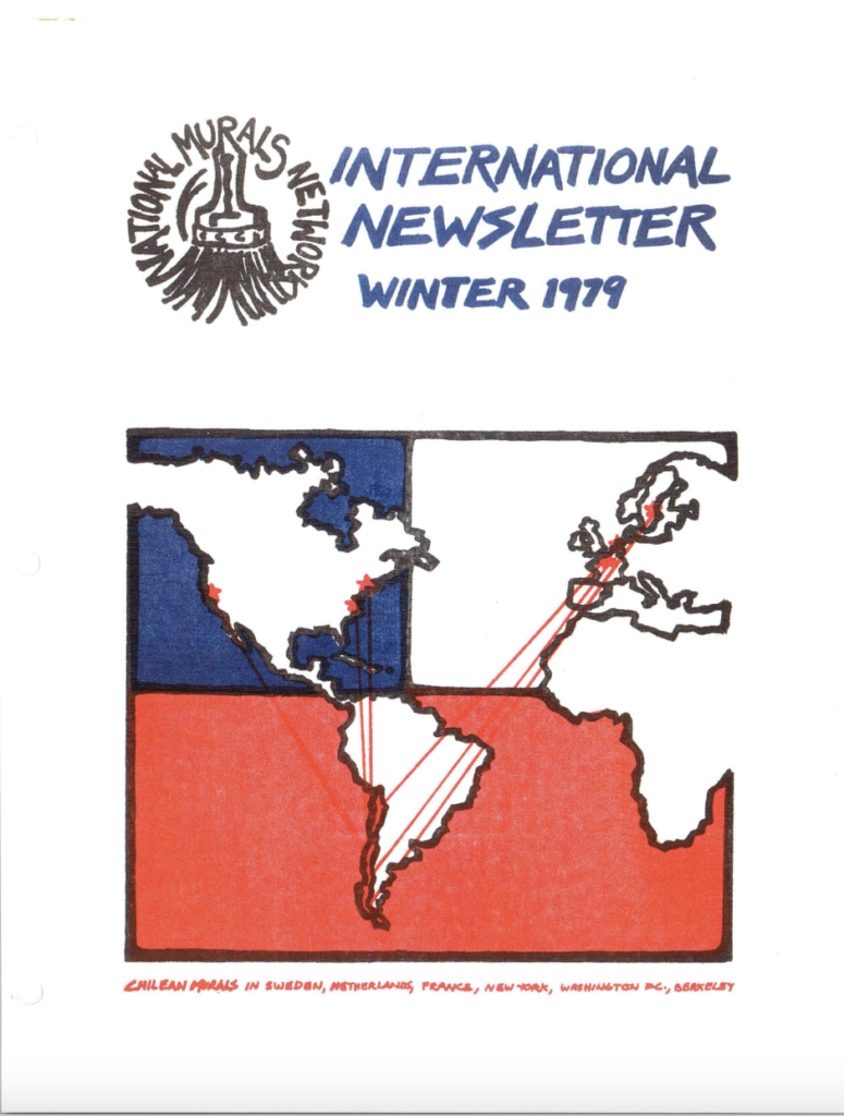 <em>National Murals Network International Newsletter</em>, Winter 1979
