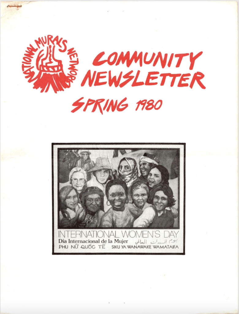<em>National Murals Network Community Newsletter</em>, Spring 1980