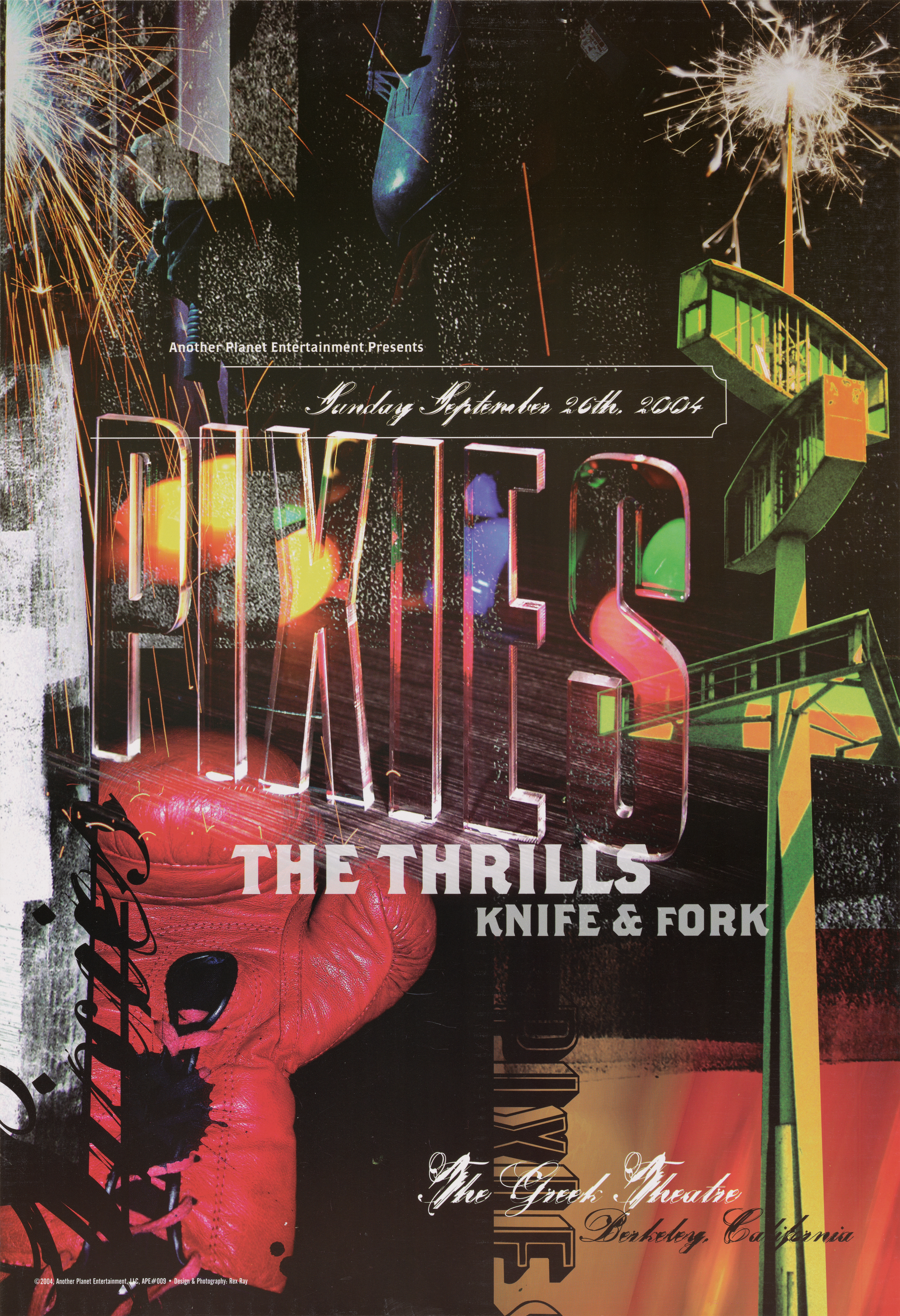 Pixies, the Thrills, Knife & Fork; The Greek Theater; September 26, 2004