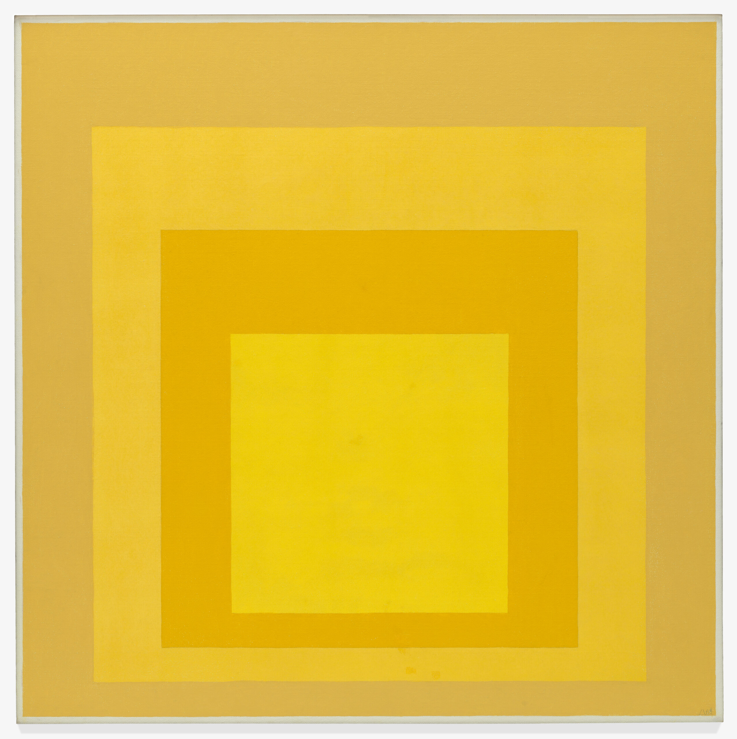 Josef Albers, Homage to the Square: Starting, 1968 · SFMOMA